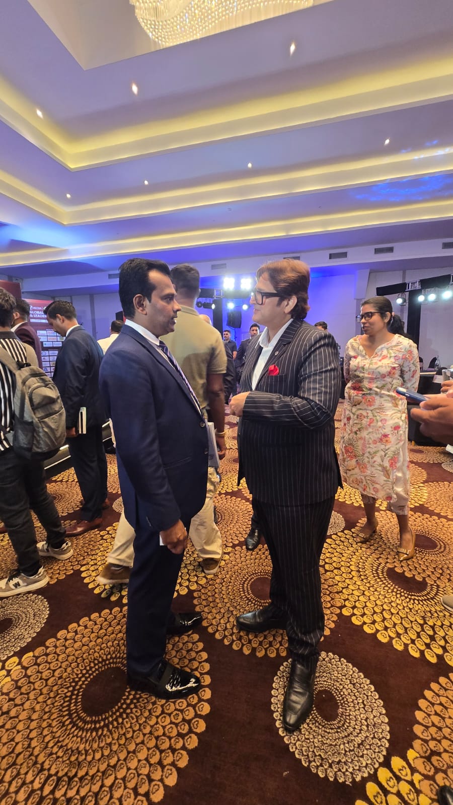 Manish Chaturvedi, Founder of Indus Strategy, in dialogue with Hon. (Prof.) Ruwan Chaminda Ranasinghe, Deputy Minister of Tourism, Sri Lanka, at the ZEE Media and WION Summit in Colombo